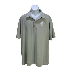Adidas Clima Lite Mens Golf Polo Shirt Size XL Gray Breathable Short Sleeve